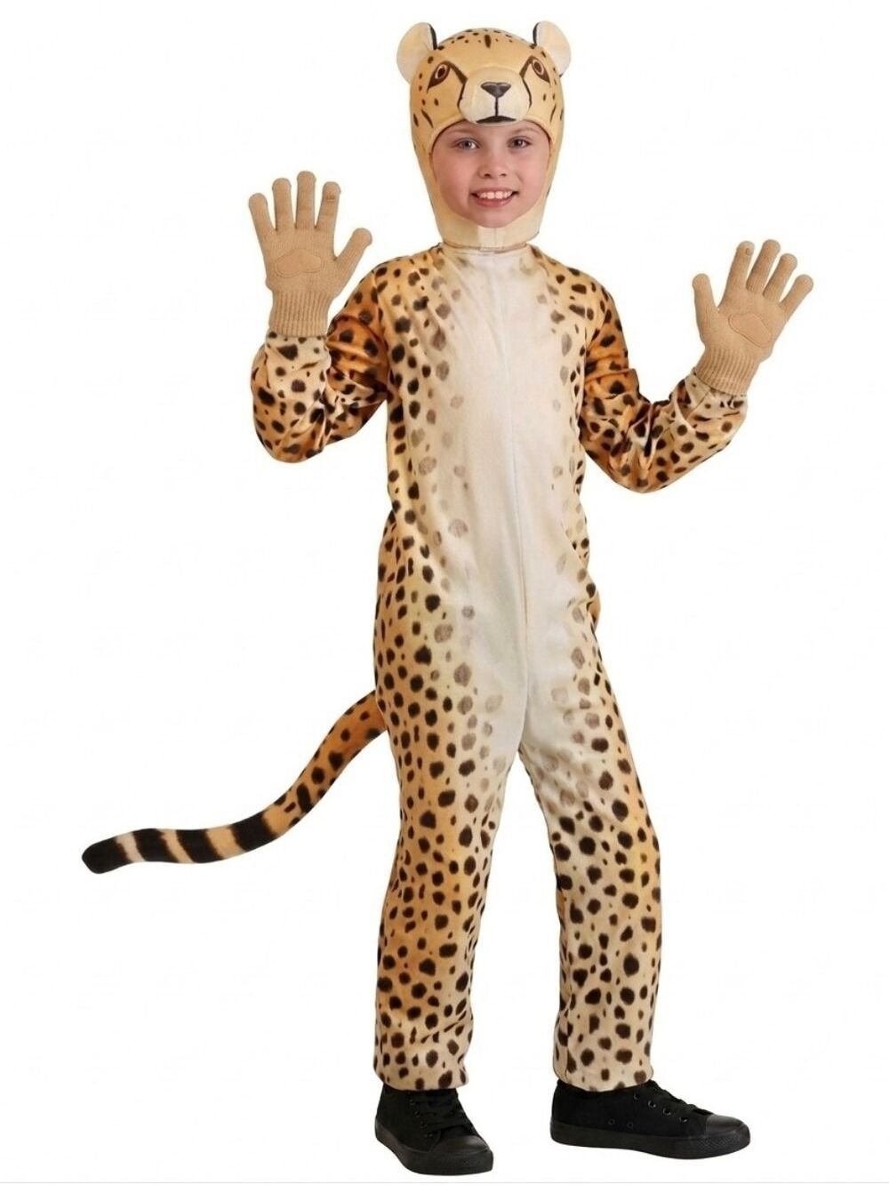 🎃 3T/4T • Cheerful Cheetah Costume & Headpiece • Dress up, Halloween, anyday